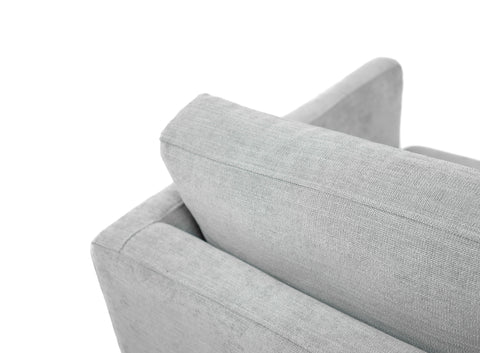 Floor Model Abby Fabric Chair With Black Metal Legs