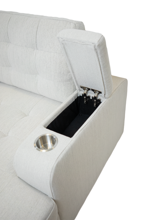 Alonso Sleeper U-shaped sectional - Oatmeal