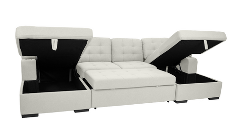 Alonso Sleeper U-shaped sectional - Oatmeal