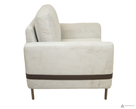 Chandler Corduroy Fabric Chair- Beige Farm 151