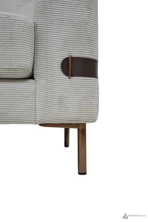 Chandler Corduroy Fabric Chair- Beige Farm 151