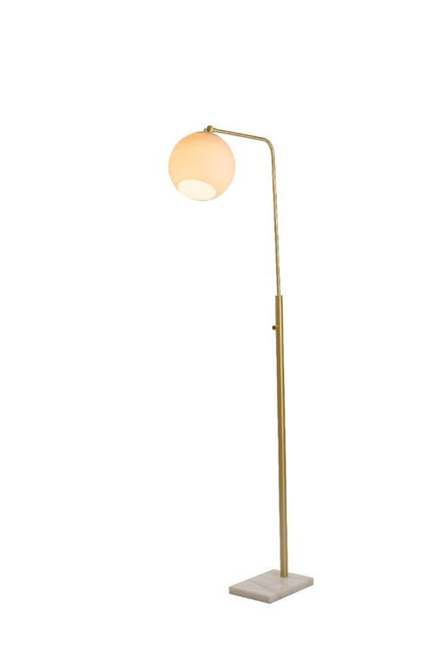 Sphere Antique Brass floor lamp