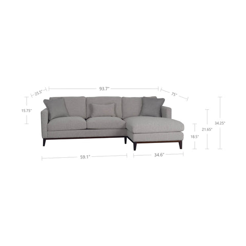 Burbank Sofa RHF sectional