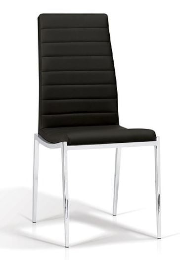 Floor Model Hazel - dining chair synthetic leather Black