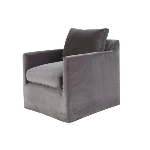 Heston Club Chair - Grey