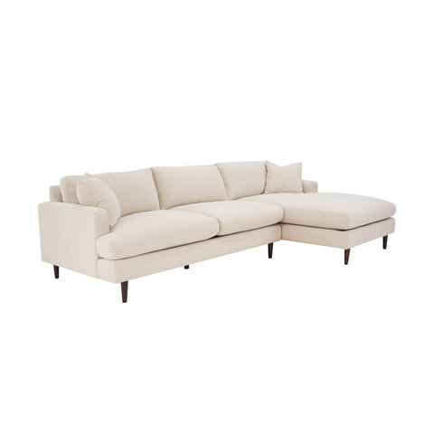 Martha Right Sectional - Beach Alabaster
