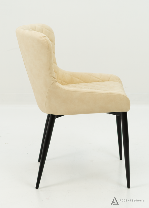 Quinten Upholstered Dining Chair - Beige