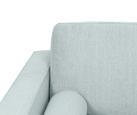 Robbie Fabric Loveseat - Light Sage