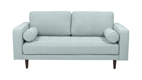 Robbie Fabric Loveseat - Light Sage