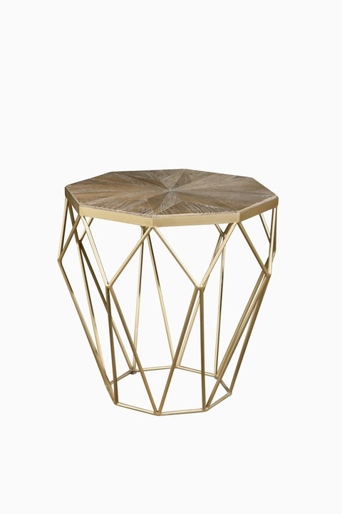 Ares Natural Elm End Table