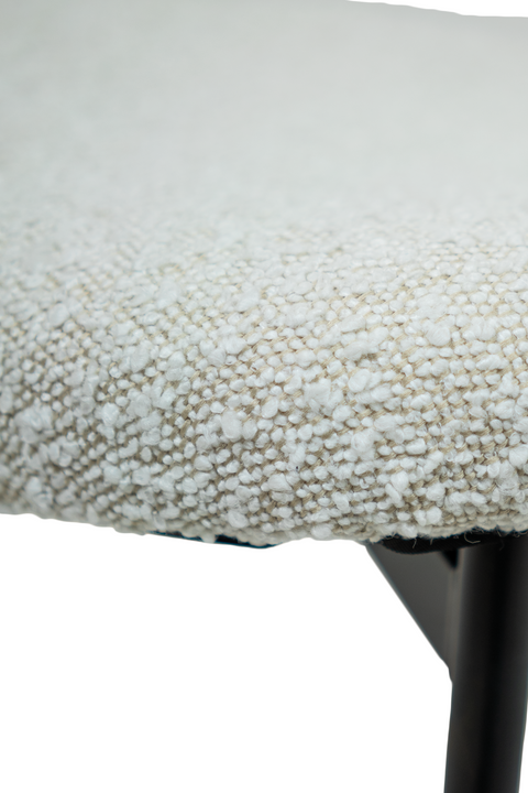 Vashi Dining Chair - Pearl Boucle'