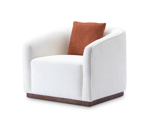 Diane Accent Chair - Boucle’ Fabric