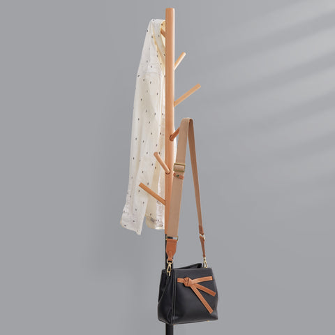 Detah Coat Rack with Marble-Black