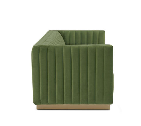 Elba Mid Century Chair - Velvet Green