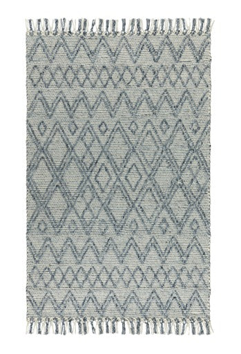 LABIN HAND WOVEN RUG NAVY