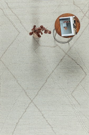 LABIN HAND WOVEN RUG IVORY