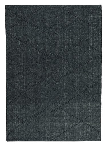 RAYTON HAND WOVEN RUG BLACK
