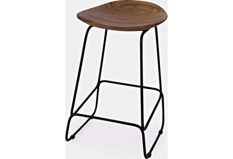 Nature's Edge Backless Stool - Chestnut