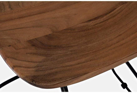 Nature's Edge Backless Stool - Chestnut