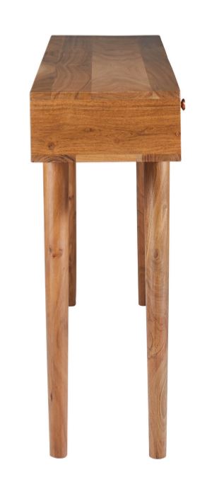 2-Drawer Console Table Natural Brown