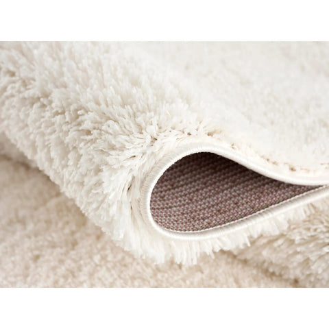 Puffy Plain Ivory rug