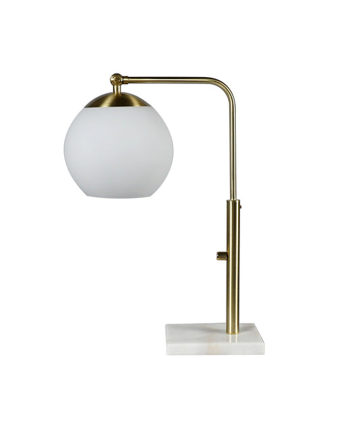 Sphere Antique Brass Table Lamp
