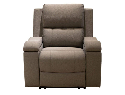 Clinton Power Recliner Chair - Silver Pepper