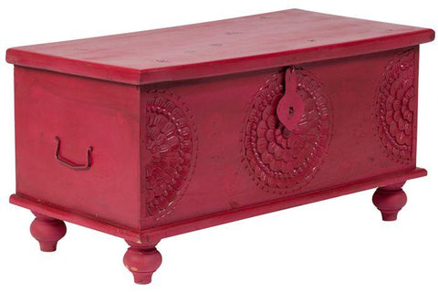 vendor-unknown Living Room Leelo Coffee Table Trunk Red (5349675237529)