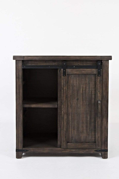 vendor-unknown Home Accents Madison County 32''  Barn Door Accent Cabinet - Vintage Brown (5349685821593)