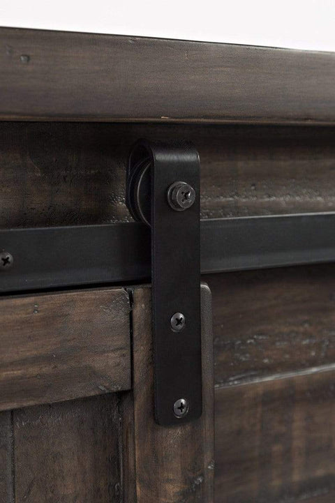 vendor-unknown Home Accents Madison County 32''  Barn Door Accent Cabinet - Vintage Brown (5349685821593)