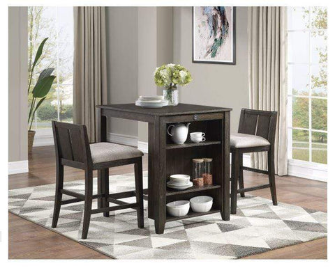 Sonoma - Brown 3-Piece Pack Counter Height Set