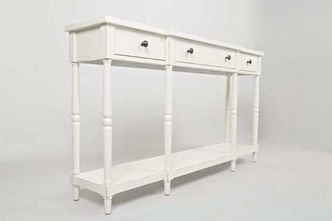 vendor-unknown Living Room Stately Home 60" Console - Antique White (5349713903769)