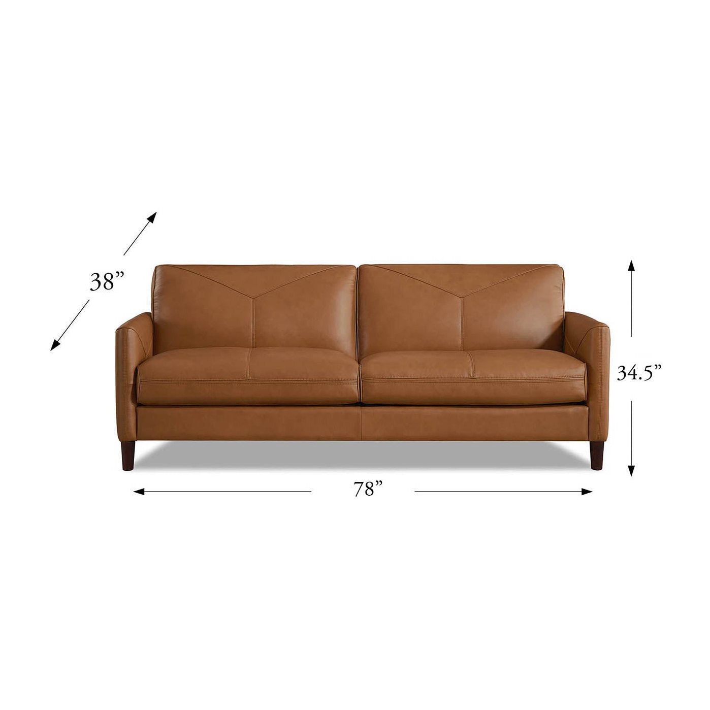 Glenwood Genuine Leather Sofa