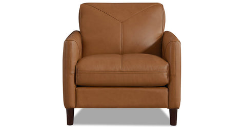 Glenwood Genuine Leather Accent Chair
