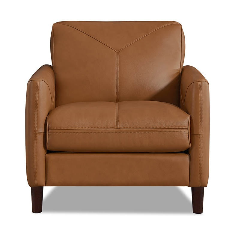 Glenwood Genuine Leather Accent Chair