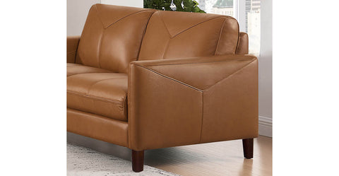 Glenwood Genuine Leather Loveseat