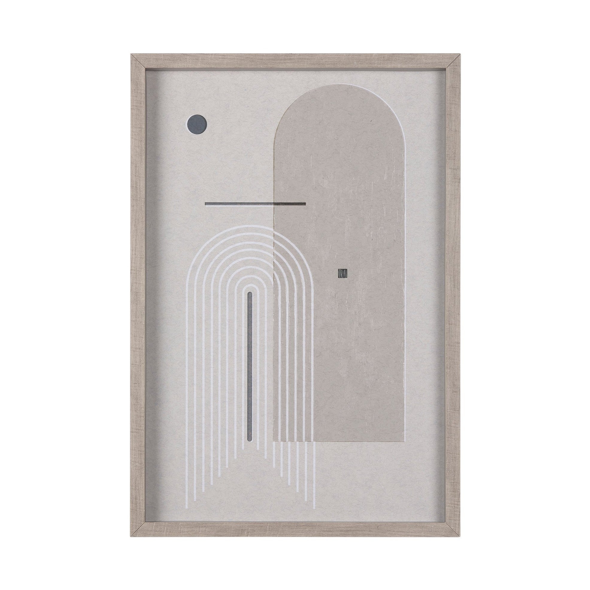 Balance II Wooden Frame Art