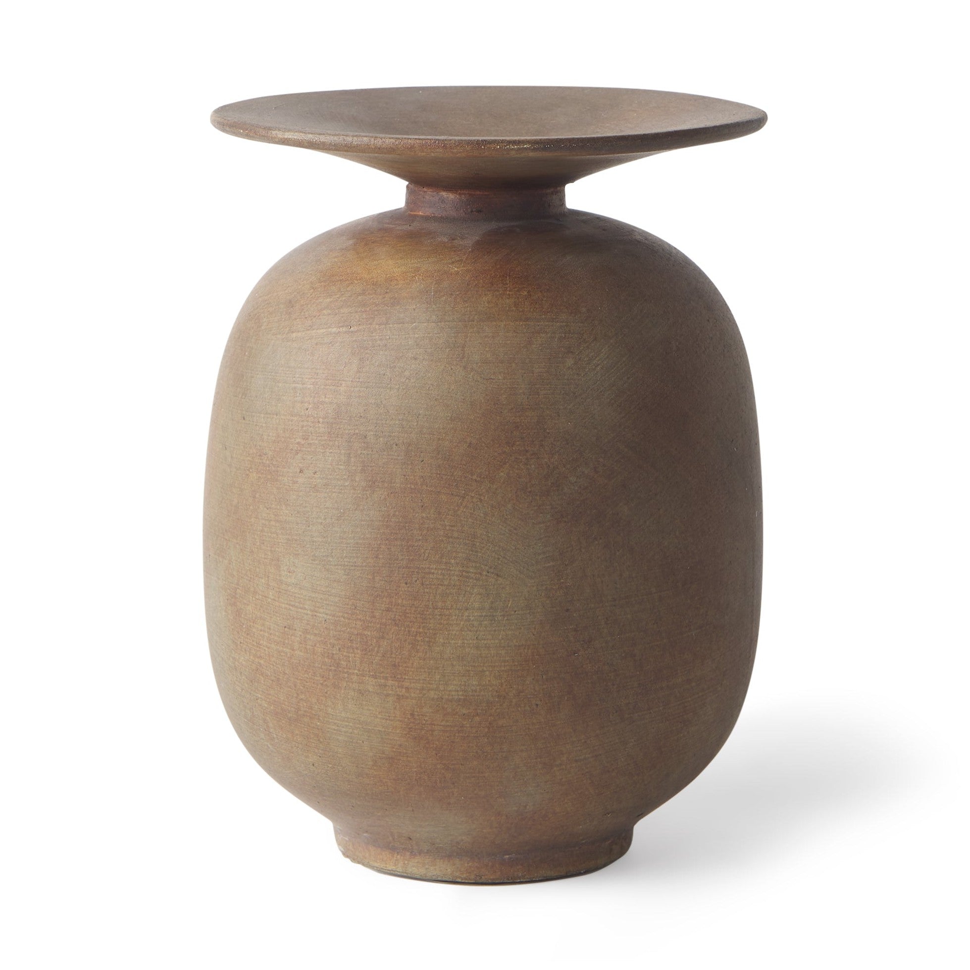 Rylee 7.7H Medium Brown Ceramic Vase