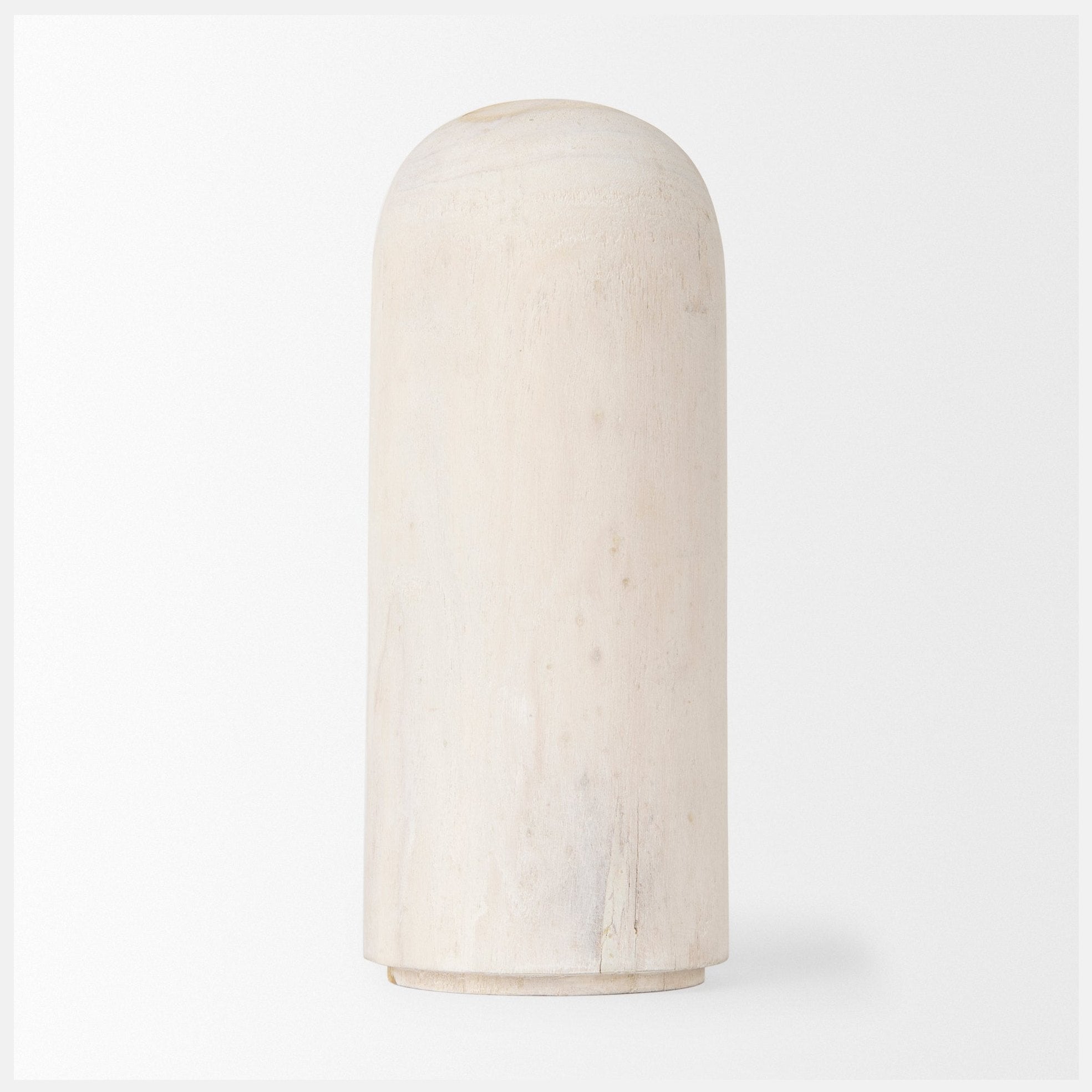 Knox White Wash Wood Decorative Object