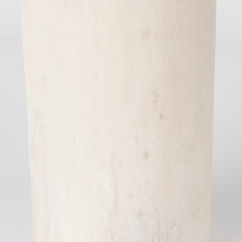 Knox Medium White-Wash Wood Decorative Object