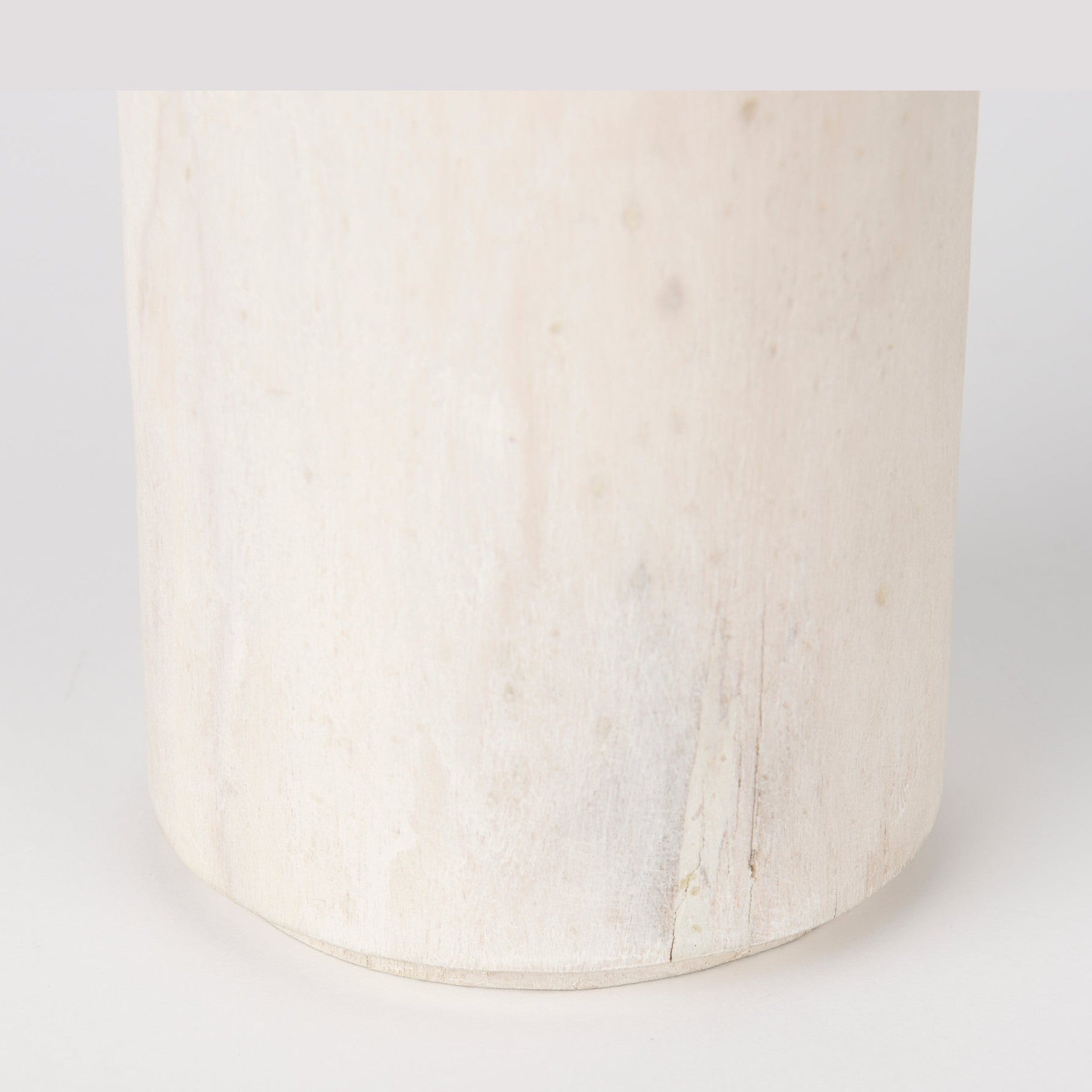 Knox White Wash Wood Decorative Object
