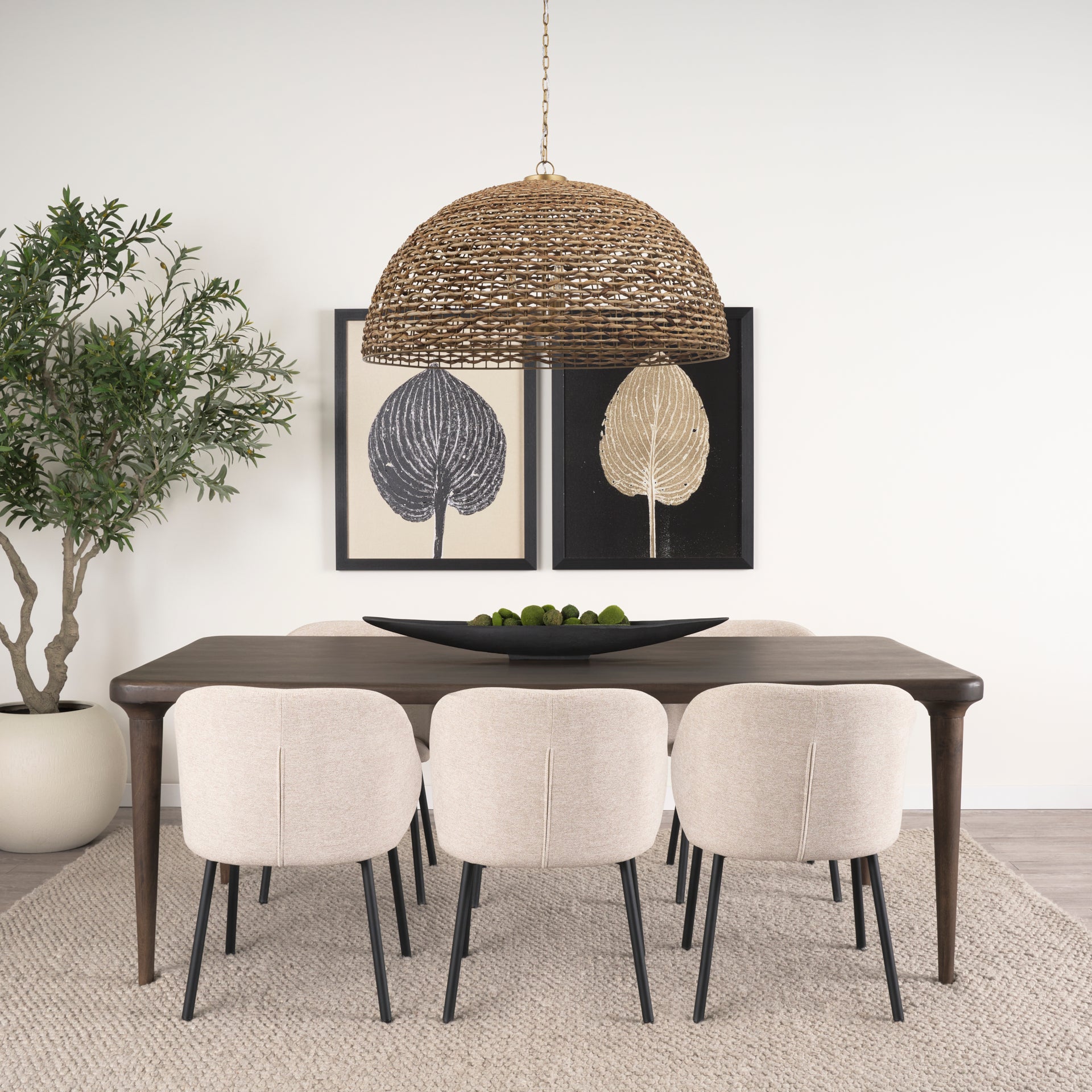 Sana Extra Large Watergrass Pendant Light