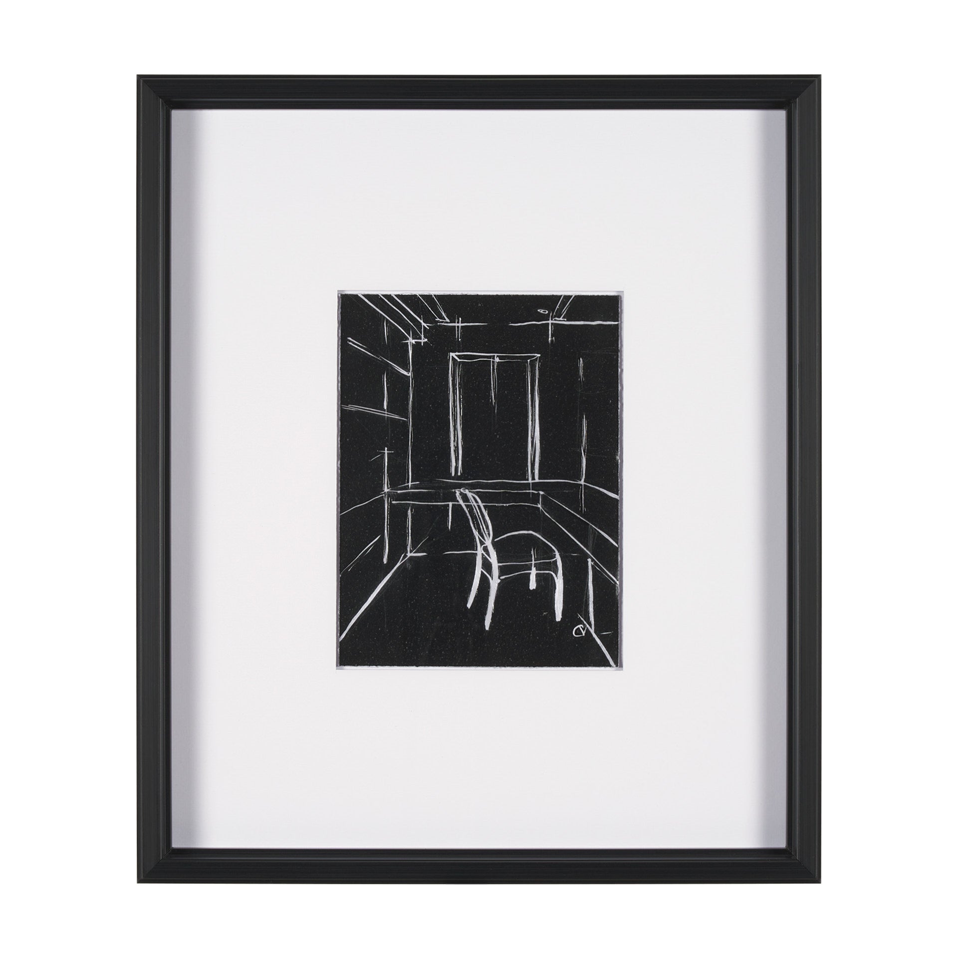 Interior Sketch by Mercana Studio a  Framed Art Print