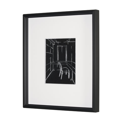 Interior Sketch by Mercana Studio a  Framed Art Print
