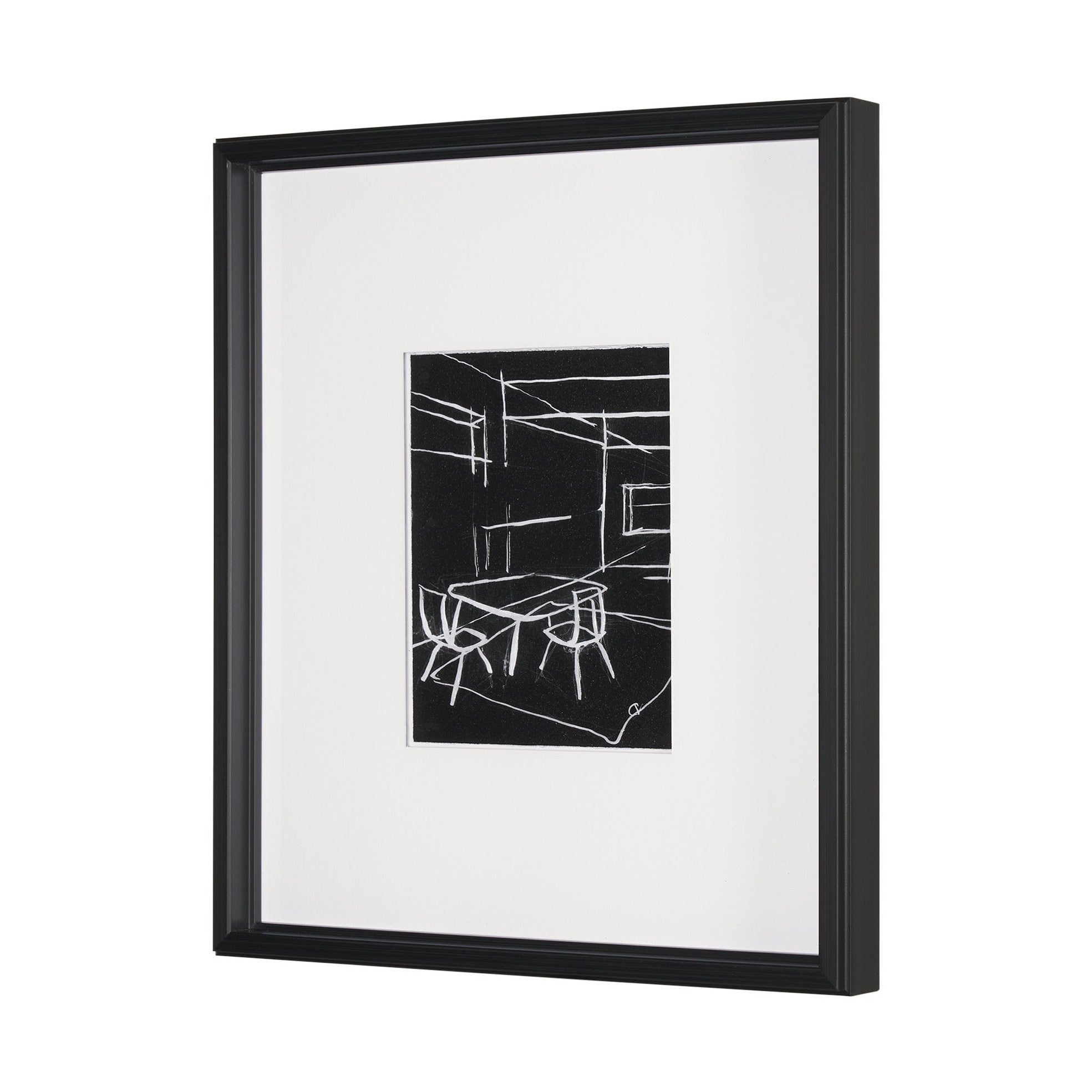 Interior Sketch by Mercana Studio a  Framed Art Print