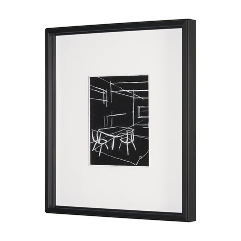 Interior Sketch by Mercana Studio a  Framed Art Print