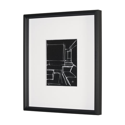 Interior Sketch by Mercana Studio a  Framed Art Print