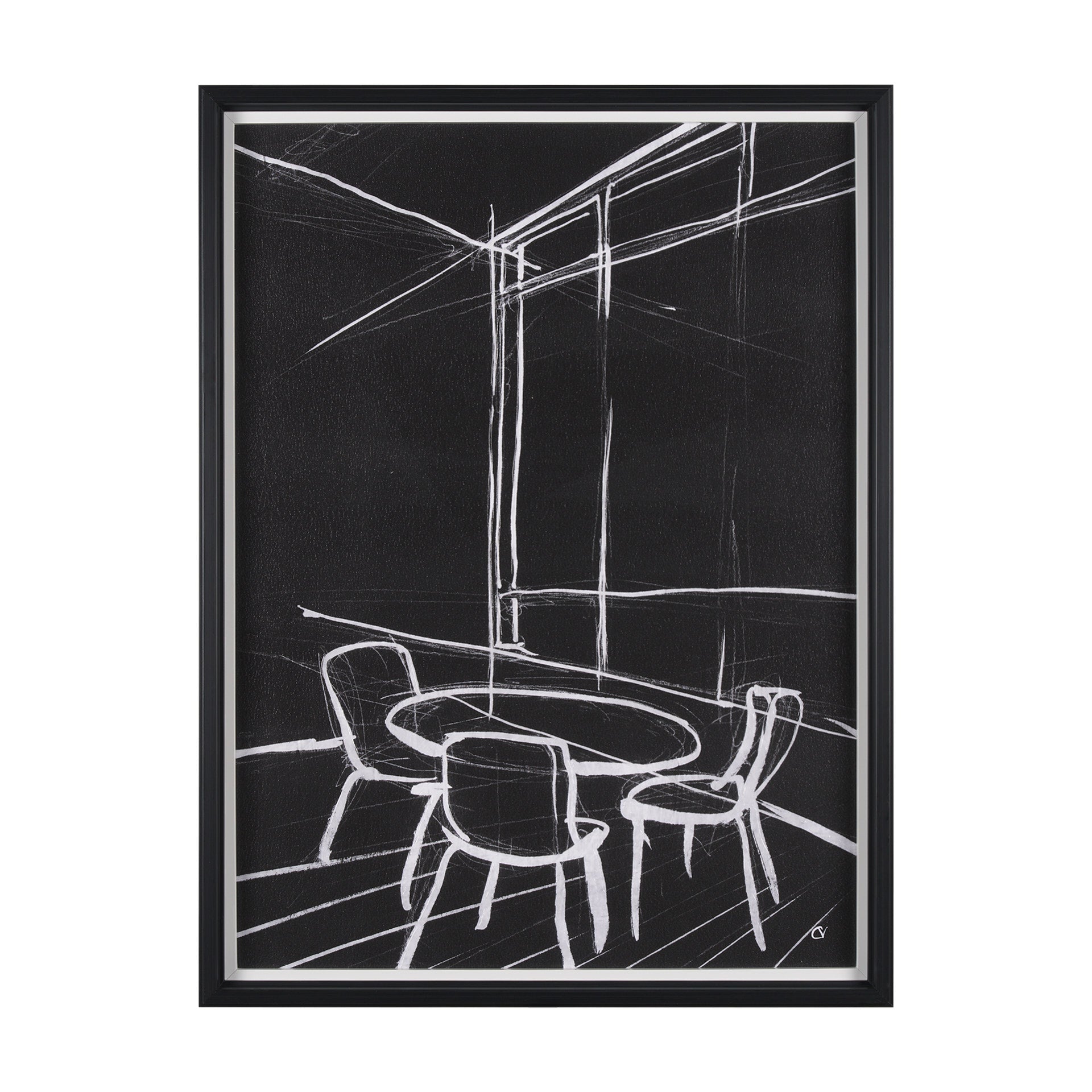 Interior Sketch by Mercana Studio a  Framed Art Print