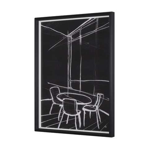 Interior Sketch by Mercana Studio a Framed Art Print