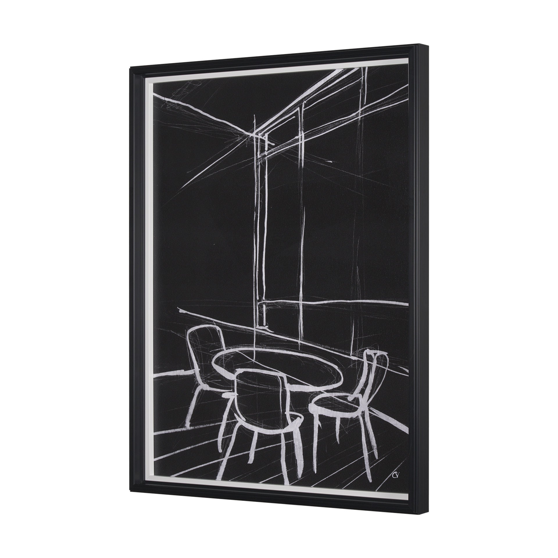 Interior Sketch by Mercana Studio a  Framed Art Print